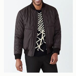GSTQ Quilted Bomber Jacket, NWT, S